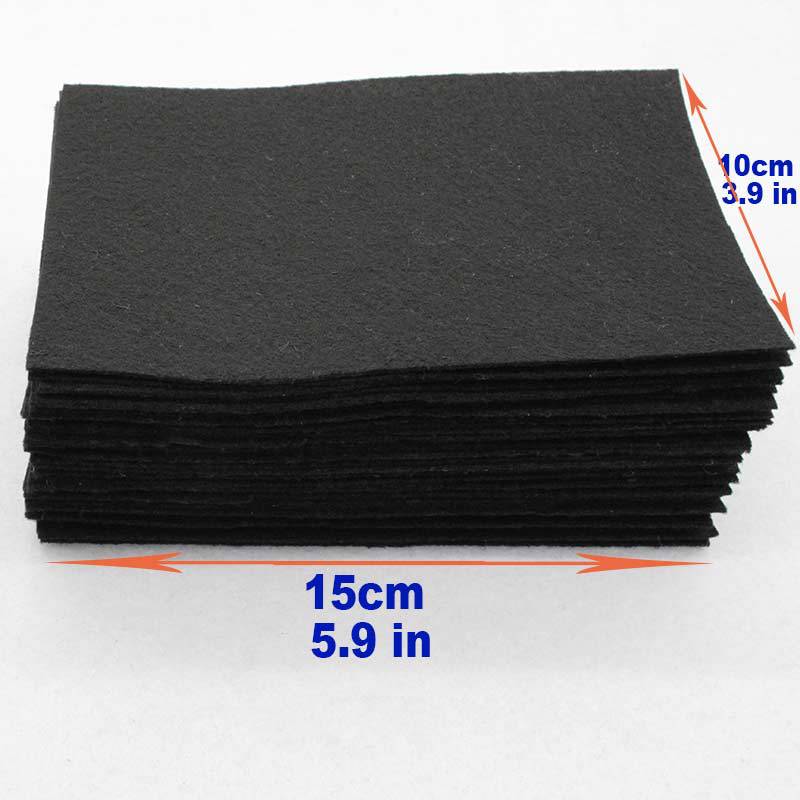 40 Pcs/Lot 10*15cm Black Felt  - Is Sewing A Textile Craft 评论和价格