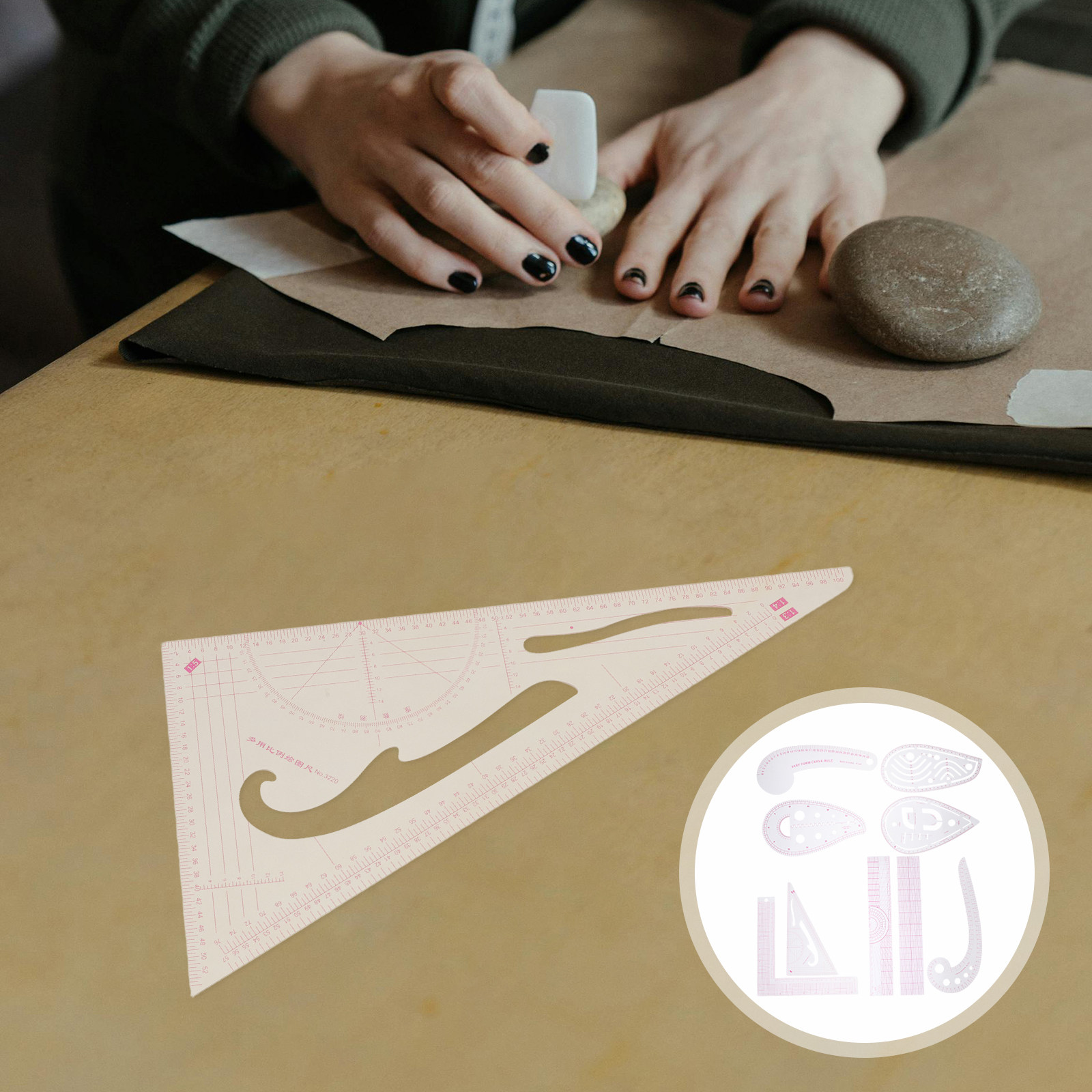 1Set Garment Pattern Making Ru - Sewing Garments 评论和价格