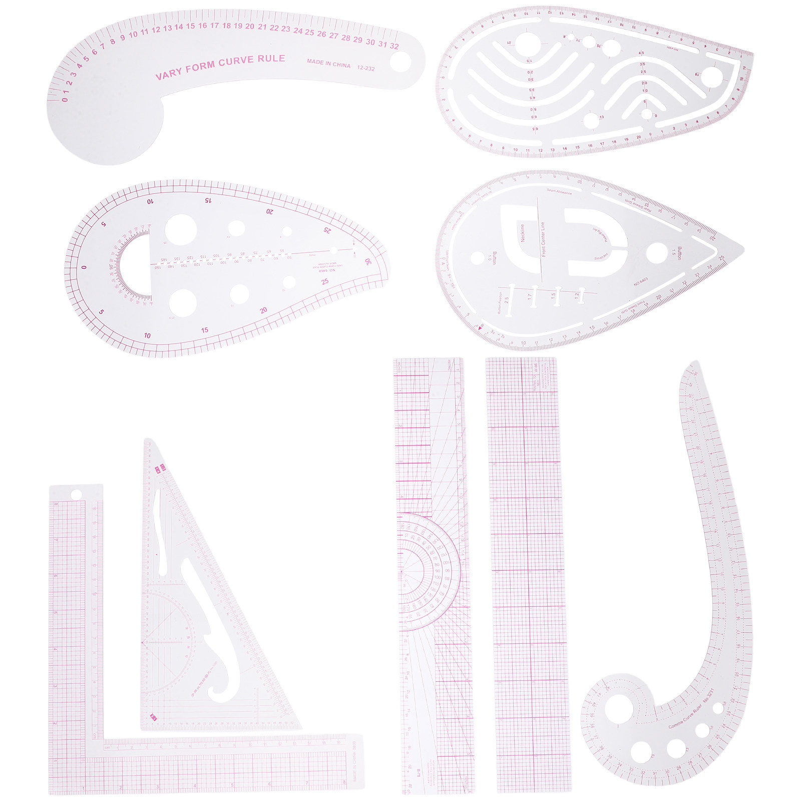 1Set Garment Pattern Making Ru - Sewing Garments 评论和价格