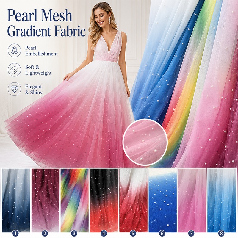 100x150cm Pearl Mesh Gradient  - Sewing Batik 评论和价格
