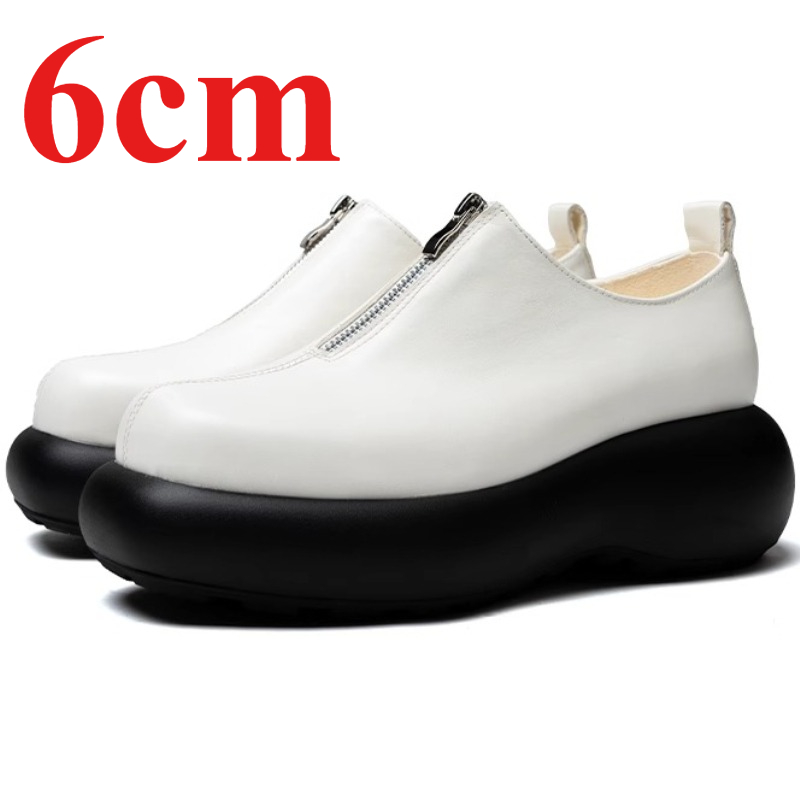 Derby Shoes for Men's Height I - Sewing Front Zipper 评论和价格