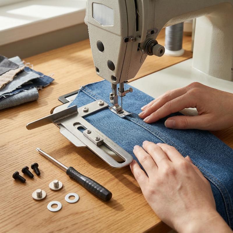 Three Needle Five Thread Zigza - Sewing Textiles 评论和价格