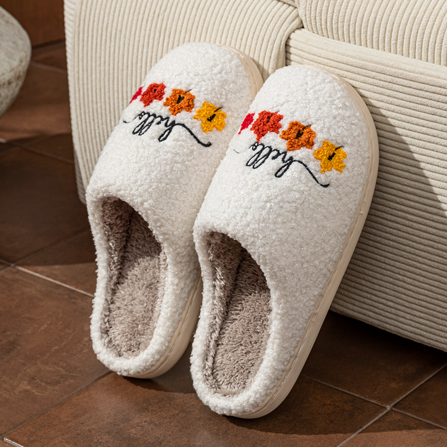 Winter Women's Slippers Indoor - Sewing House 评论和价格