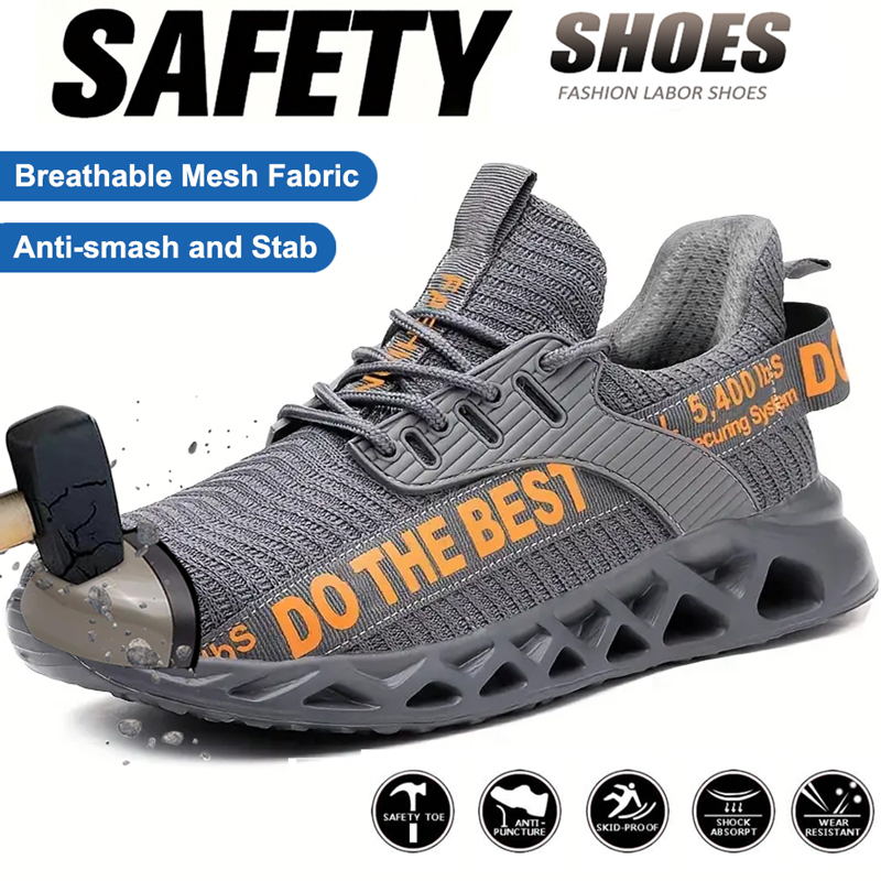 Steel Toe Safety Shoes for Men - Sewing Net 评论和价格