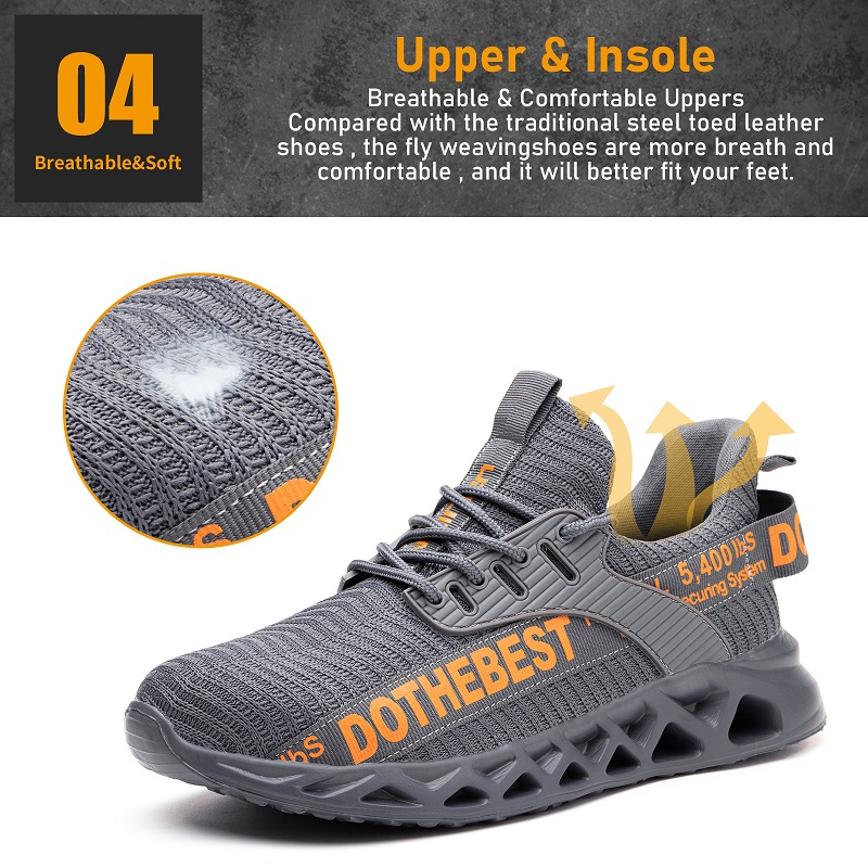 Steel Toe Safety Shoes for Men - Sewing Net 评论和价格