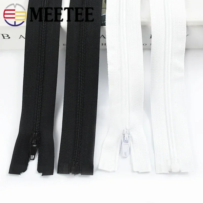 5/10Pcs 40-300cm 3# Nylon Zipp - Sewing Front Zipper 评论和价格