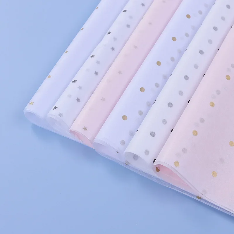 10 Sheets/lot 50*70 Cm Gift Wr - Pattern Tissue Paper 评论和价格