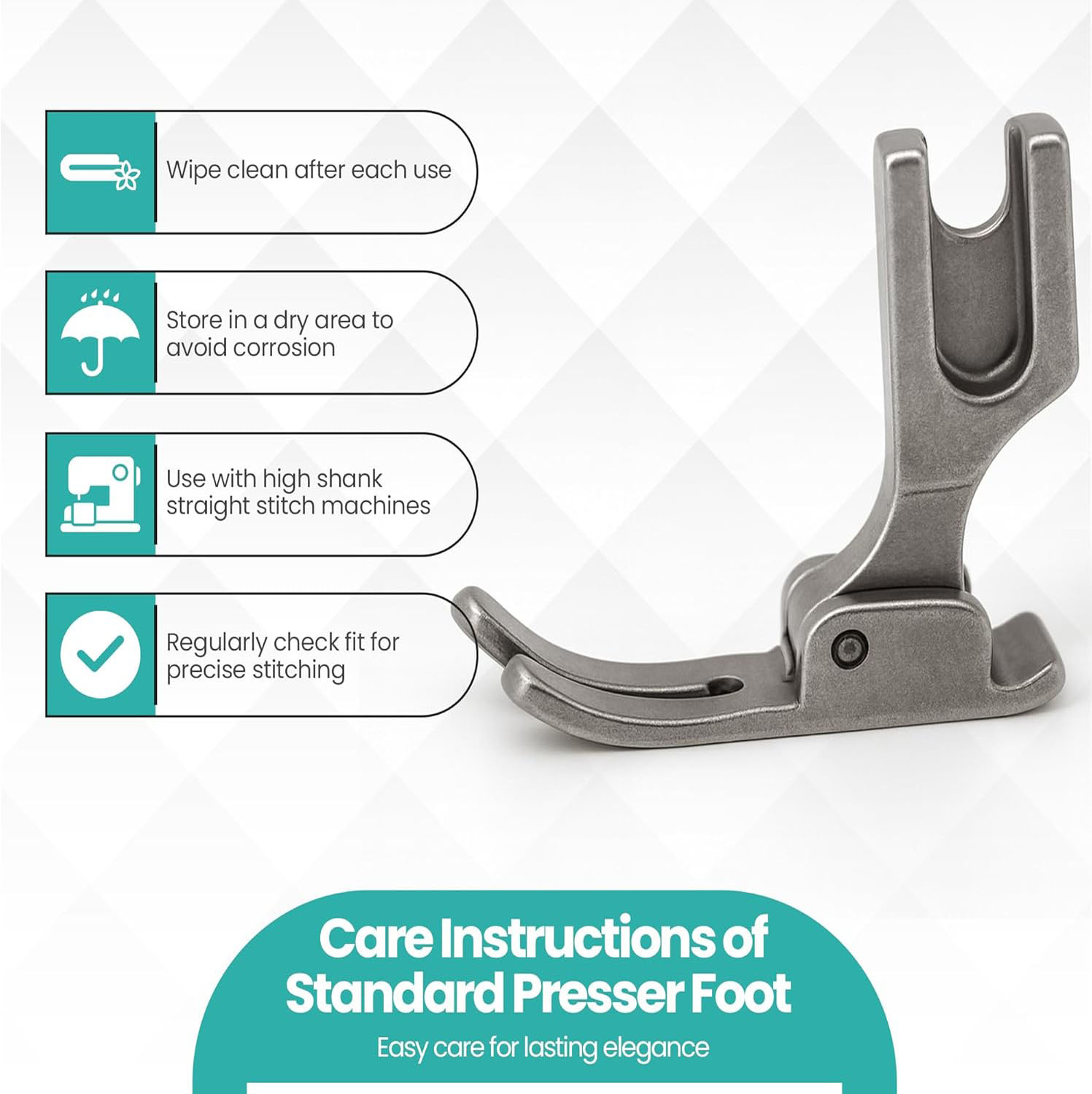 P351 Standard Presser Foot for - Sewing Machine Fabric 评论和价格
